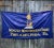 Blue Rare 1940s American Minute Men Chainstitch Revolutionary Flag Banner Bicentennial For Sale - Image 8 of 8