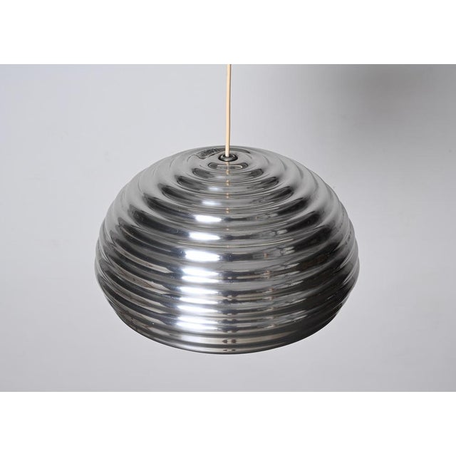 Vintage Flower Splugen Brau Pendant attributed to Achille Castiglioni for Flos, Italy, 1961 For Sale - Image 11 of 15