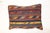 Late 20th Century Striped Vintage Kilim Pillow For Sale - Image 5 of 5