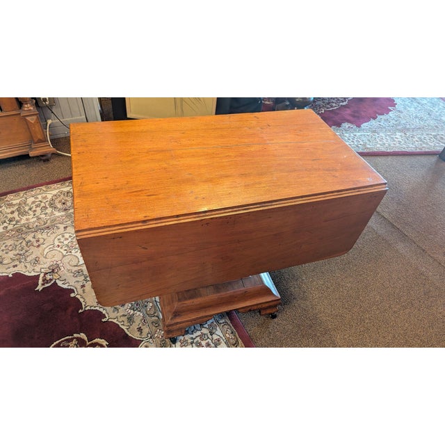 Empire Double Drop-Leaf Table For Sale - Image 15 of 18