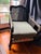 Verified NBCUniversal Television Hollywood Production Provenance, Late 19th Century Ebonized Hardwood Cane Armchair, Victorian Era Colonial Style For Sale - Image 9 of 12