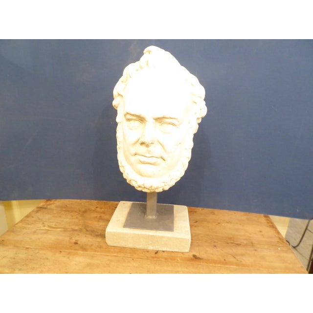 19th Century Marble Bust of n.e. Ship Captain For Sale - Image 4 of 5