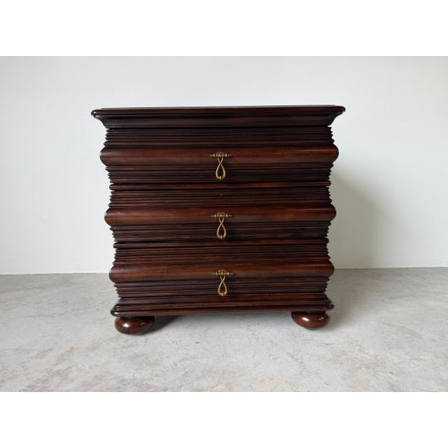 Tommy Bahama Royal Kahala Black Sands Mahogany Nightstand For Sale - Image 10 of 12