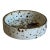 Ceramic Bowl With Speckled Glaze and Leaf Pattern Denmark Mid-Century Modern 1970s For Sale