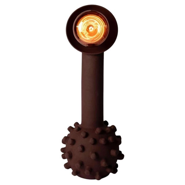 Headlight Sculptural Floor Lamp in Ceramic by Liliana Silva For Sale - Image 6 of 6