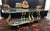 1970s Brass and Glass Coffee Table Hollywood Regency Glam For Sale - Image 5 of 13