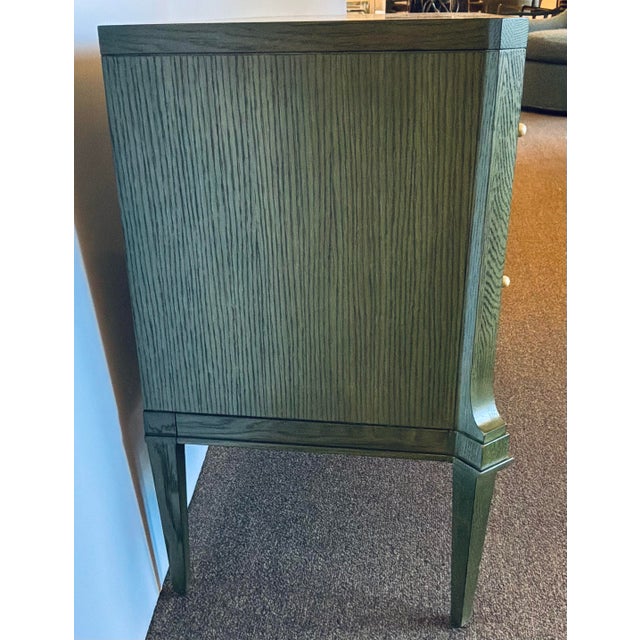2020s Revelation Modern Green With Envy Two Drawer Chests Pair For Sale - Image 5 of 9