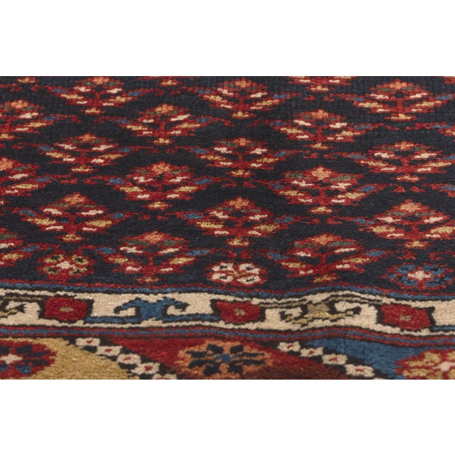 Early 20th Century Early 20th Century Antique Caucasian Lori Kurdish Rug 04'08 X 10'05 For Sale - Image 5 of 9