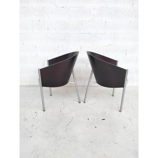 Mid-Century Modern Set of Costes Dining Chairs by Philippe Starck for Driade, 1980s For Sale - Image 3 of 17