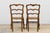 19th Century French Provincial Ladder Back Maple Dining Chairs W/ Rust Seats - Set of 8 For Sale - Image 18 of 18