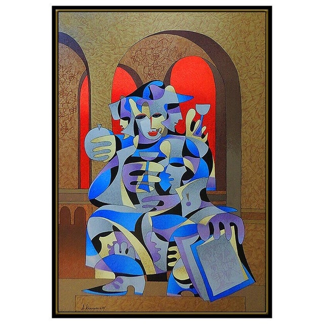 Message us to inquire about custom framing options! (Included for free with every purchase) The artwork here, "Happy...