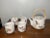 Vintage Takahashi San Francisco Hand-Decorated Dew Butterfly Floral Tea Set- 5 Pieces For Sale In Los Angeles - Image 6 of 6