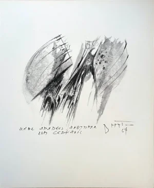 Bernhard Heiliger, Composition, 1966, Original Lithograph