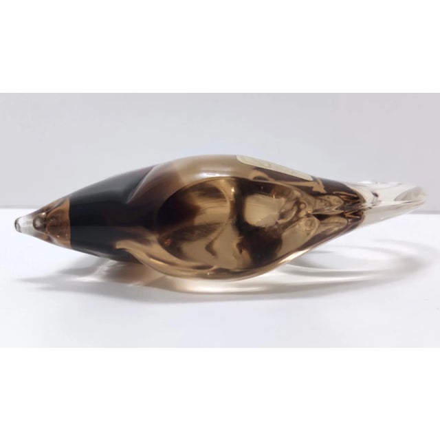 Postmodern Brown Murano Glass Fish Figure by Vincenzo Nason, Italy, 1970s For Sale - Image 15 of 16