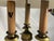 1960s French Neoclassical 3-Arm Brass Bouillotte Table Lamp With Pierced Tole Shade For Sale - Image 10 of 12