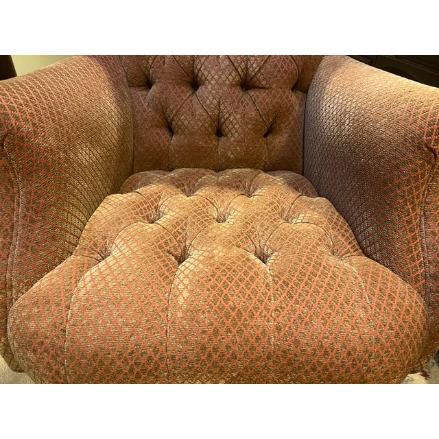 2010s Early 21st Century Tufted Office Chair by Hancock & Moore For Sale - Image 5 of 12