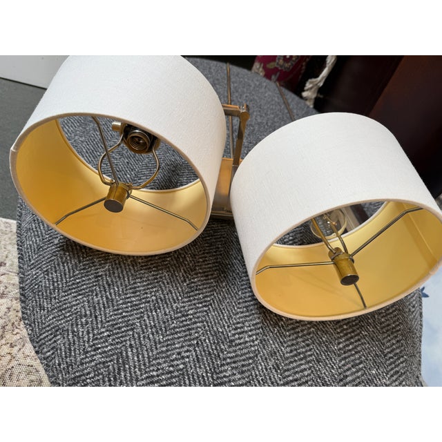 Pottery Barn Swing Arm Corded Wall Sconces, Pair For Sale - Image 10 of 12