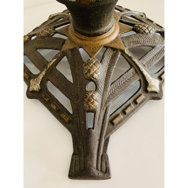 Vintage Art Deco Cast Iron Christmas Tree Stand from Germany, 1930s For Sale - Image 7 of 13