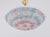 Barovier e Toso 1950s Murano Glass Floral Barovier & Toso Blue Clear Pink Flower Basket Chandelier For Sale - Image 4 of 12