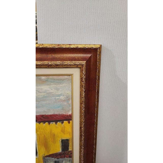 Textile Angelo Del Bon, Untitled, 1936, Oil on Canvas, Framed For Sale - Image 7 of 18