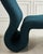 Michel Boyer European Undulating Ribbon Chair and Ottoman, 1970s For Sale - Image 4 of 6
