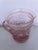 Mid 19th Century Vintage Pink Air Blown Glass Pitcher With Molded Hearts For Sale - Image 5 of 6