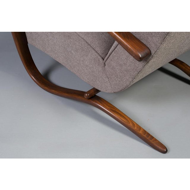 Art Deco Model H269 Armchairs by J. Halabala, 1930s, Set of 2 For Sale - Image 10 of 14