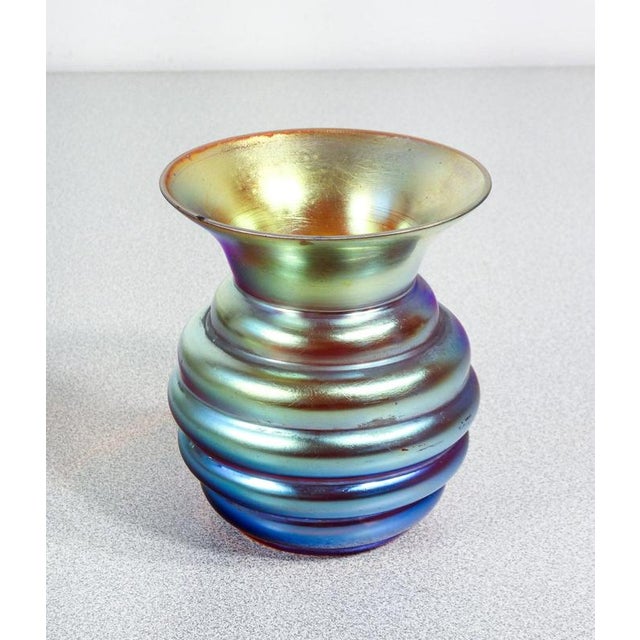 Myra Series Vase in Iridescent Glass from WMF, 1930s For Sale - Image 3 of 8