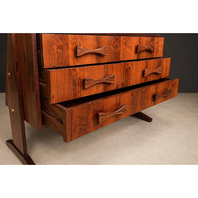 Modular Brazilian Rosewood Shelving Units by Ernesto Hauner, Brazil, 1960s For Sale - Image 14 of 18