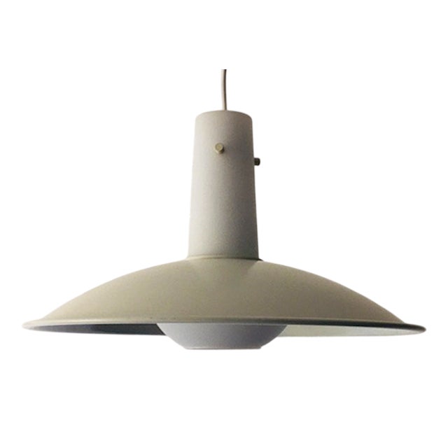 Lamp with Opaline Shade from Limburg, Germany, 1960s For Sale