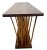 Mid-Century Console Sofa Table Hollywood Regency Bamboo & Wood Forest-Base For Sale - Image 10 of 15