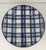 Add a touch of classic Mid-Century charm to your table with this delightful set of four vintage Blue Plaid Gingham salad...
