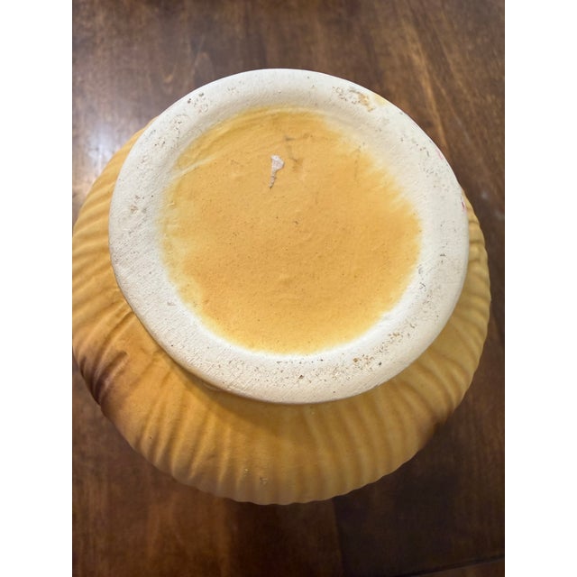 Ochre Yellow Dogwood Vase For Sale - Image 9 of 12