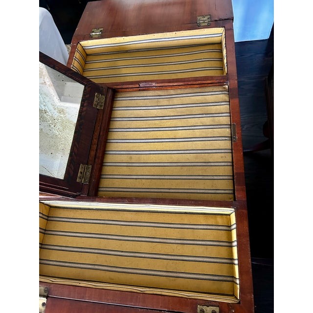 George III Exotic Wood Dressing Table With Mirror For Sale - Image 10 of 17