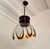 1970s Mid Century Modern Murano Glass Pendant Chandelier, Italy For Sale - Image 4 of 12
