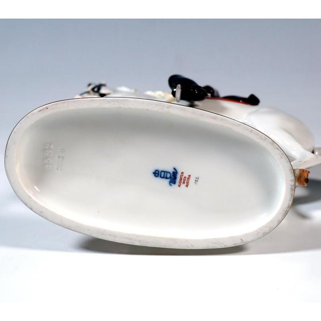 1960s Spanish Riding School Vienna Trab Trot with Rider from Augarten, 1960s For Sale - Image 5 of 6