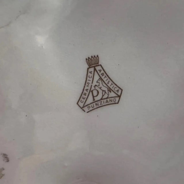 Ceramic 1950s Mid-Century Modern Policrome Ceramic Bust of the Blindfolded Goddess For Sale - Image 7 of 10