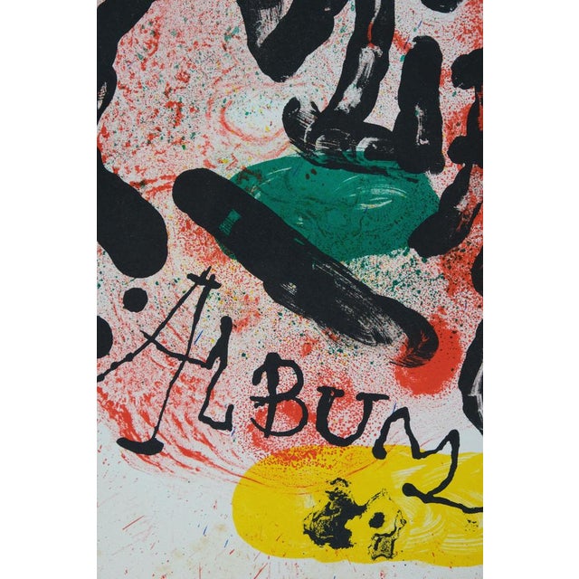 Joan Miro, Abstract Composition, Lithograph For Sale - Image 4 of 6