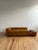 Animal Skin Daybed Sofa in Caramel Leather Upholste by Tito Agnoli, Cinova, 1960s For Sale - Image 7 of 10