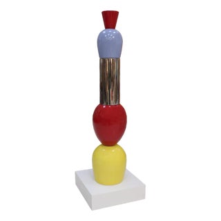 Alessandro Mendini, Contemporary Totem, 2000s, Colored Ceramic For Sale