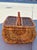 Vintage Thick Rattan/Wicker Picnic Basket W/Removable Lid For Sale In Palm Springs - Image 6 of 6