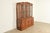 Thomasville Thomasville French Regency Louis XVI Carved Walnut Lighted Breakfront Bookcase Cabinet For Sale - Image 4 of 17
