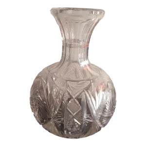 1940s American Brilliant Cut Crystal Decanter