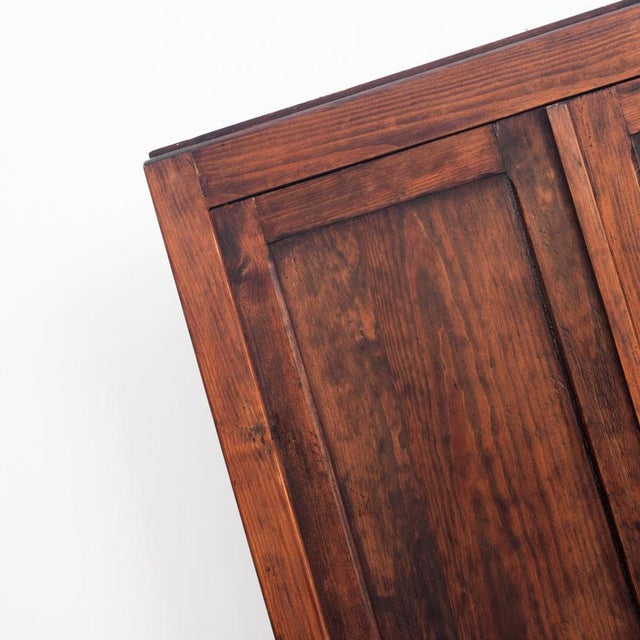 Wood Vintage Parisian Wardrobe Two-Door in Pine, 1950s For Sale - Image 7 of 14