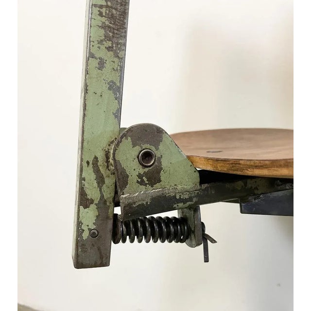 Industrial Workshop Chair, Czechia, 1950s For Sale - Image 12 of 17