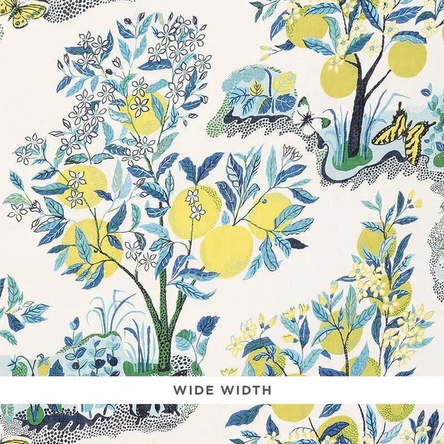 Printed on a sheer linen-blend ground, this 1947 Josef Frank pattern bears the designer's signature color and whimsy. Also...