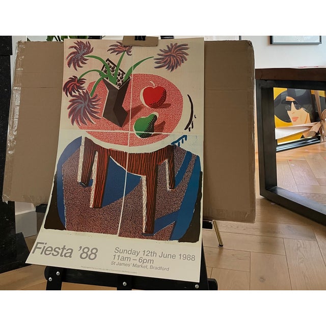 David Hockney, Flowers, Apple & Pear on a Table, Print For Sale - Image 6 of 7
