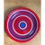 Red Vintage Raymor Red and Blue Striped Ceramic Plate For Sale - Image 8 of 12