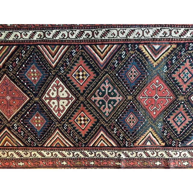 Vintage Tribal Shahsavan Runner For Sale - Image 4 of 10