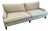 Lee Industries Ivory Herringbone Sofas With Down-Filled Cushions — Pair For Sale
